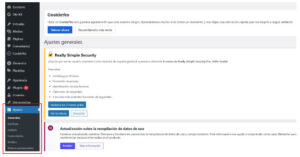 ajustes en landing page