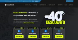 dominio y hosting landing page