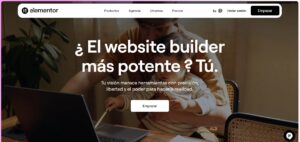 hacer una landing page en elementor